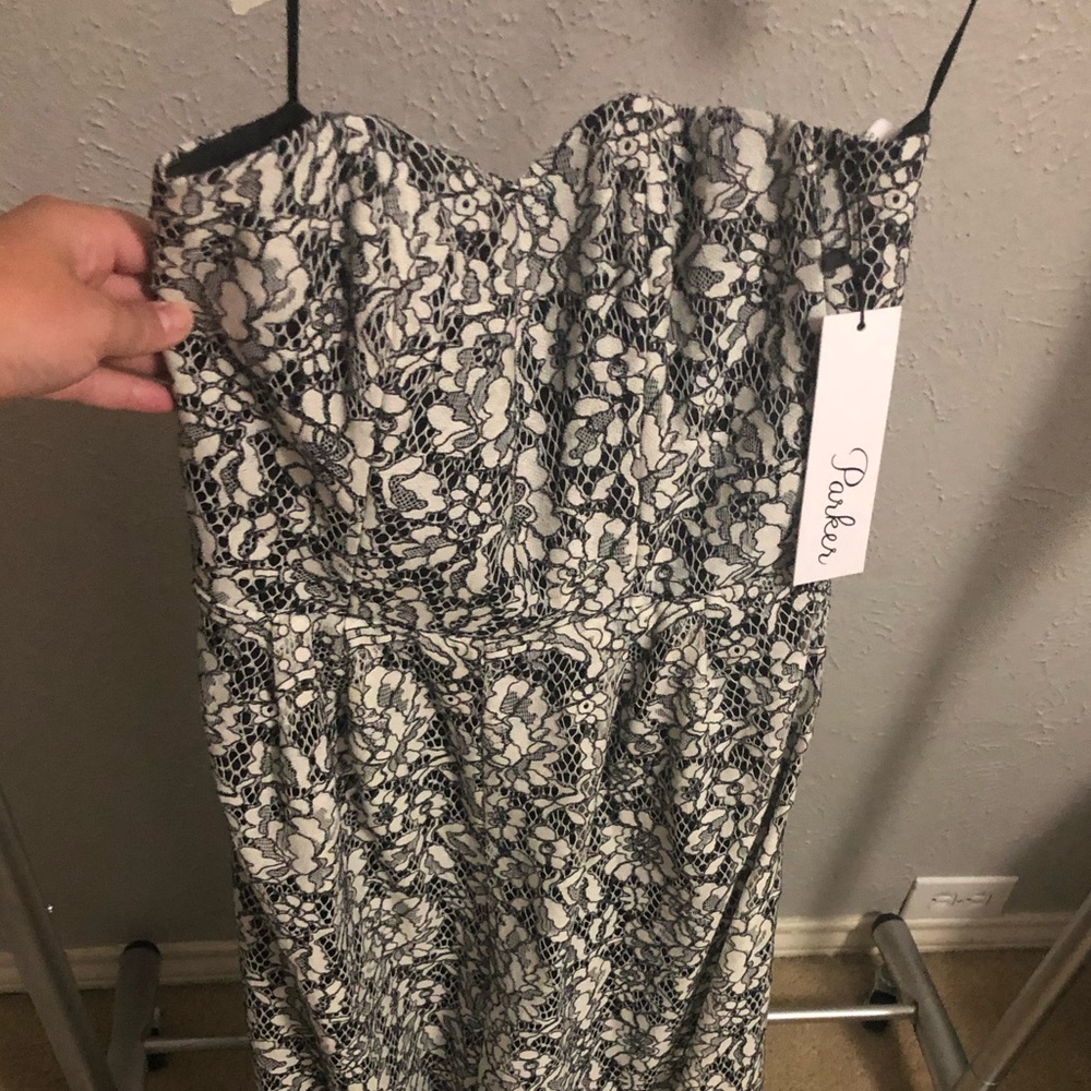Flare leg strapless jumpsuit